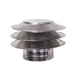 Chimney cowl Pagoda Stainless Steel AISI 304, Φ130